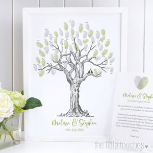 Fingerprint Trees - A great alternative to a traditional guest book