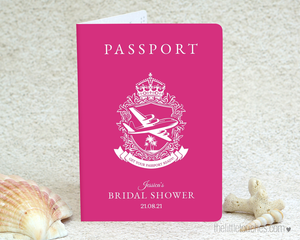 Bridal Shower Hen Party Passport Invitation template